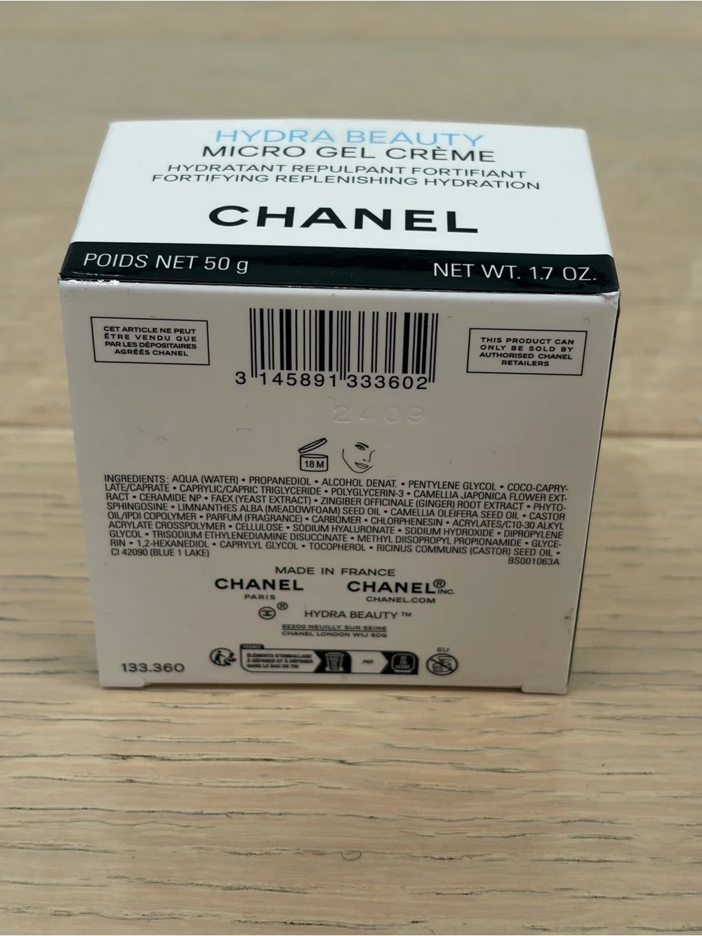 Chanel Hydra Beauty Hydro Micro Gel Crème - Brand New + Sealed!